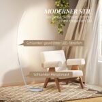 Spiralinė pastatoma LED lempa su pedinio jungikliu