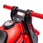 Vaikiškas važiuojamasis motociklas su muzika ir muilo burbulais