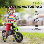 Elektrinis motociklas vaikams su treniruočių ratais ir muzika