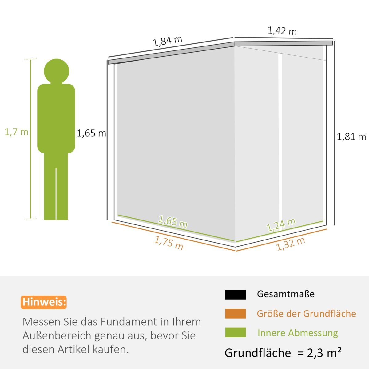 Metalo sodo namelis su užrakinamomis durimis ir ventiliacija