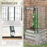 Trys viename pakelta lysvė su šiltnamio funkcija ir atrama vijokliniams augalams