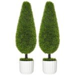 Dirbtinių kiparisų rinkinys, 2 vnt., 90 cm aukščio