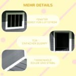 Rąstinio namelio stiliaus šuns būda su veranda