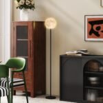 Pastatomas šviestuvas su 3D mėnulio gaubtu ir 3 šviesos spalvomis