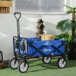 Universalus sulankstomas vežimėlis su reguliuojama rankena