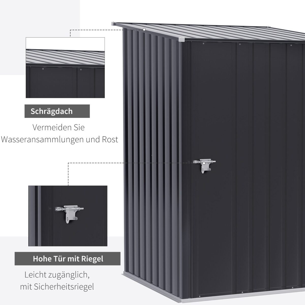 Kompaktiškas plieninis įrankių sandėliukas