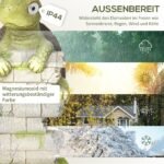 Sodo figūrėlė „Kopiantis vėžlys“ su saulės apšvietimu