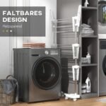 Mobilus sulankstomas trijų aukštų skalbinių džiovintuvas