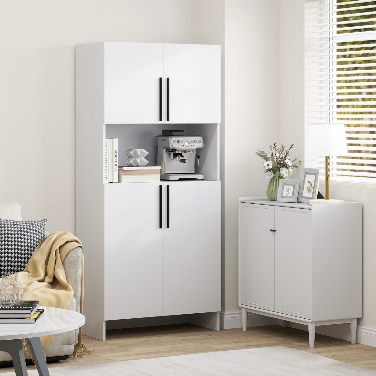 Virtuvės ir sandėliavimo spintelė su stalviršiu