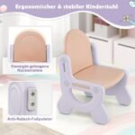 Reguliuojamo aukščio vaikiška mokyklinė lenta su kėdute (Violetinė)