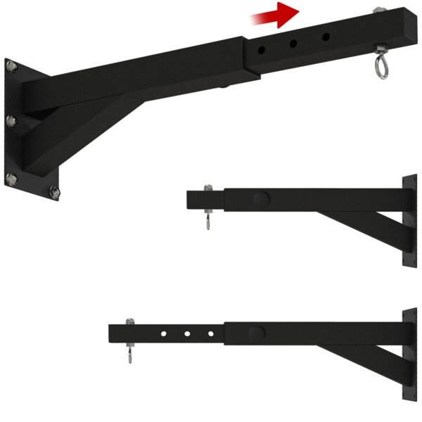 Sieninis bokso maišo laikiklis reguliuojamo 5 pakopomis ilgio