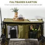 Universalus, sulankstomas vežimėlis su reguliuojama rankena