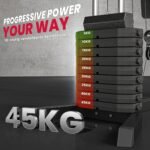 Daugiafunkcinė jėgos stotis su 45 kg svorio bloku