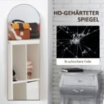 Universalus viso ūgio veidrodis su reguliuojamu LED apšvietimu