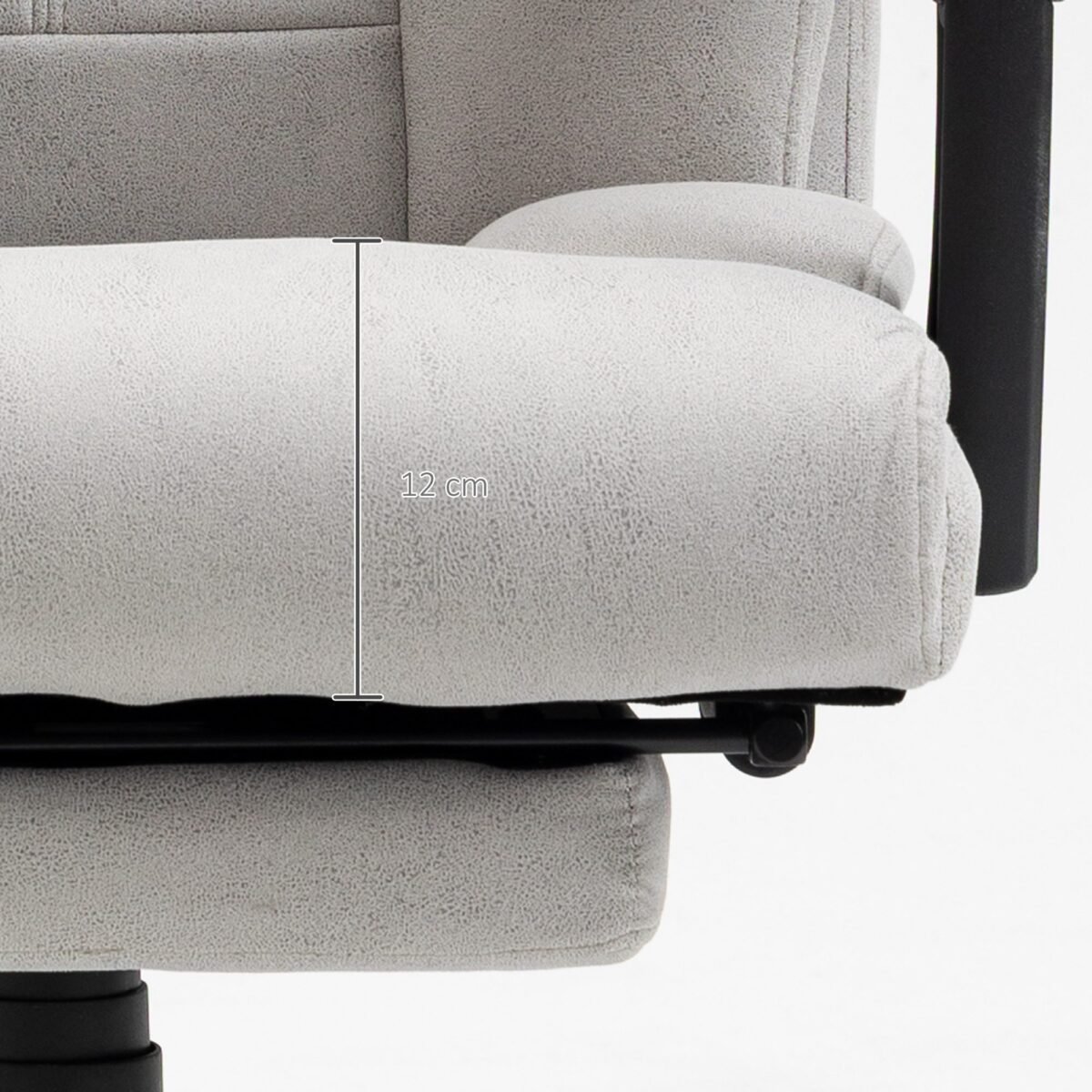 Masažinė biuro kėdė su šildomu juosmeniu