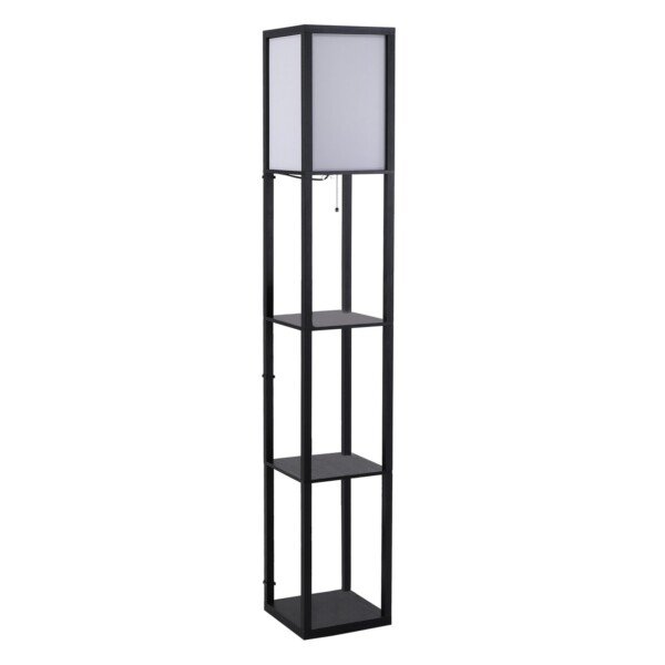 Pastatoma lempa su 3 MDF lentynomis