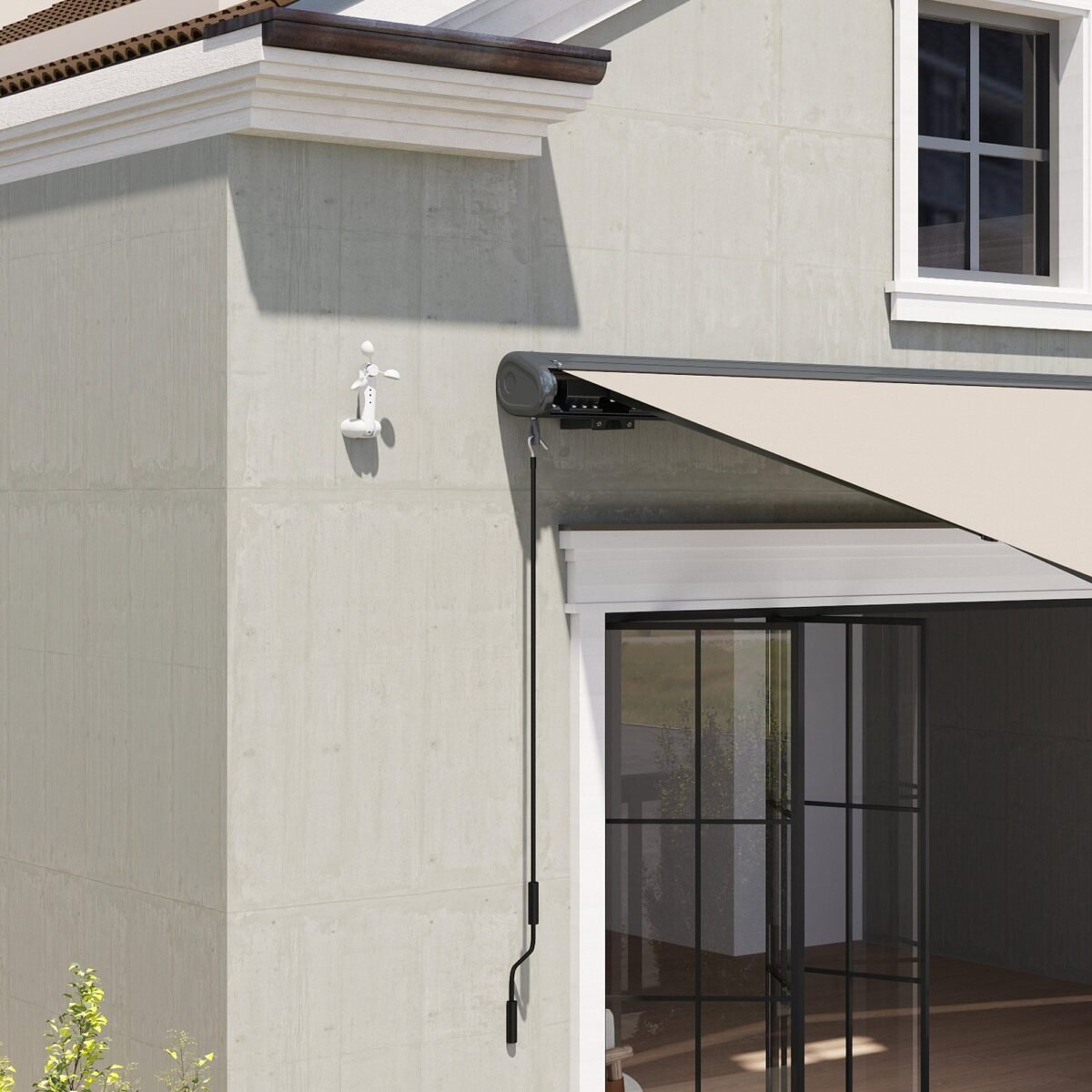 Automatinis markizės vėjo ir saulės jutiklis