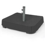 Sodo skėčio stovas su smėlio užpildu (Juoda)