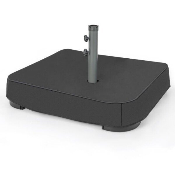 Sodo skėčio stovas su smėlio užpildu (Juoda)