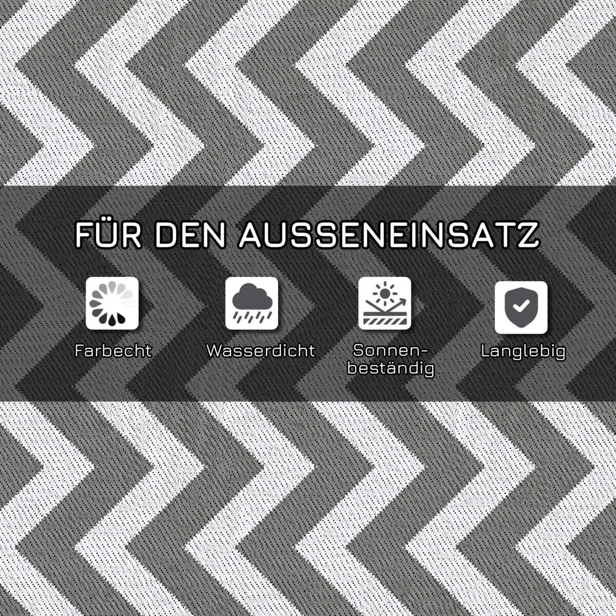 Lauko kilimas, dvipusis atsparus vandeniui