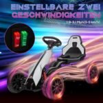 Elektrinis kartingas vaikams su reguliuojamu greičiu iki 5 km/h ir EVA ratais