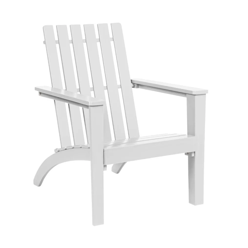 op70602wh Akacijos medienos lauko kėdė (160 kg) (Balta)