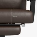 Ergonomiška biuro kėdė su masažo ir atlošimo funkcijomis