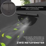 Sulankstoma lauko motociklo pavėsinė su ventiliacija