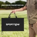 Roundnet žaidimo rinkinys su sulankstomomis kojelėmis ir nešiojamuoju krepšiu