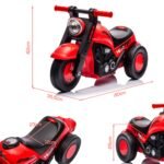 Vaikiškas važiuojamasis motociklas su muzika ir muilo burbulais