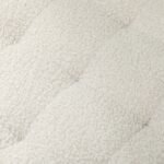 Apvalus pufas su daiktadėže ir medinėmis kojelėmis