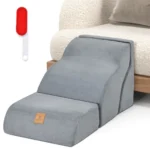 3 pakopų putplasčio naminių gyvūnėlių rampos (Pilka)