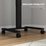 Reguliuojamo aukščio darbo stalas su ratukais