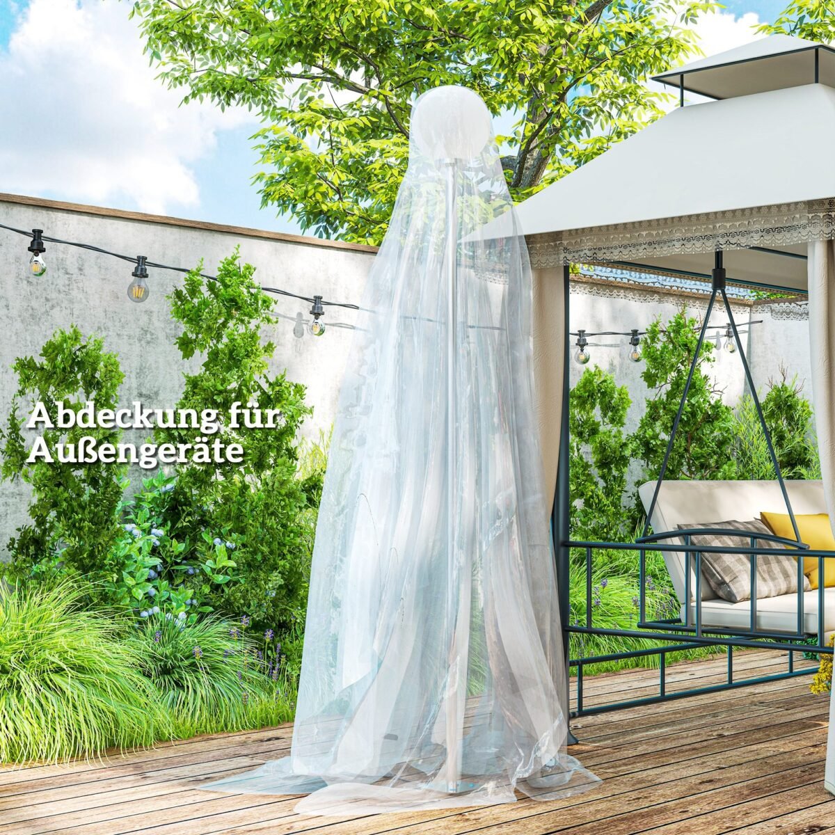 Šiltnamio danga atspari UV spinduliams ir vandeniui 6 x 10 m