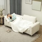 Moderni trijų vietų kordinė sofa