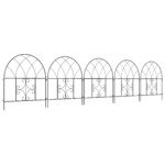 Dekoratyvinis įsmeigiamas sodo tvoros komplektas 300 x 70 cm