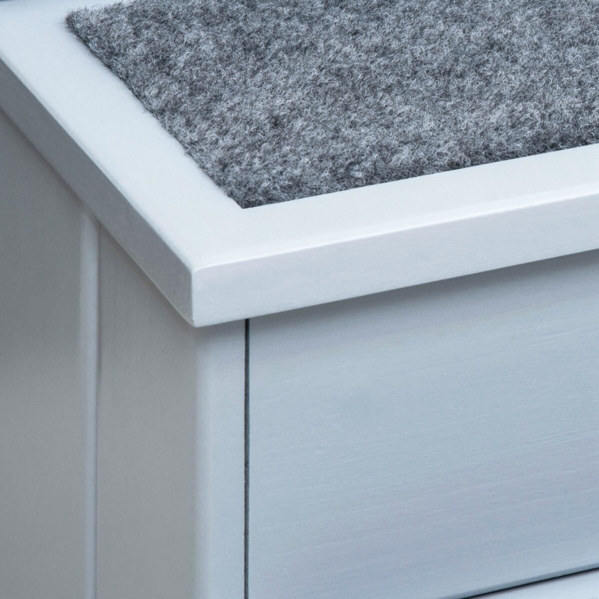 3 pakopų gyvūnų laipteliai su daiktadėže (38 cm aukščio)