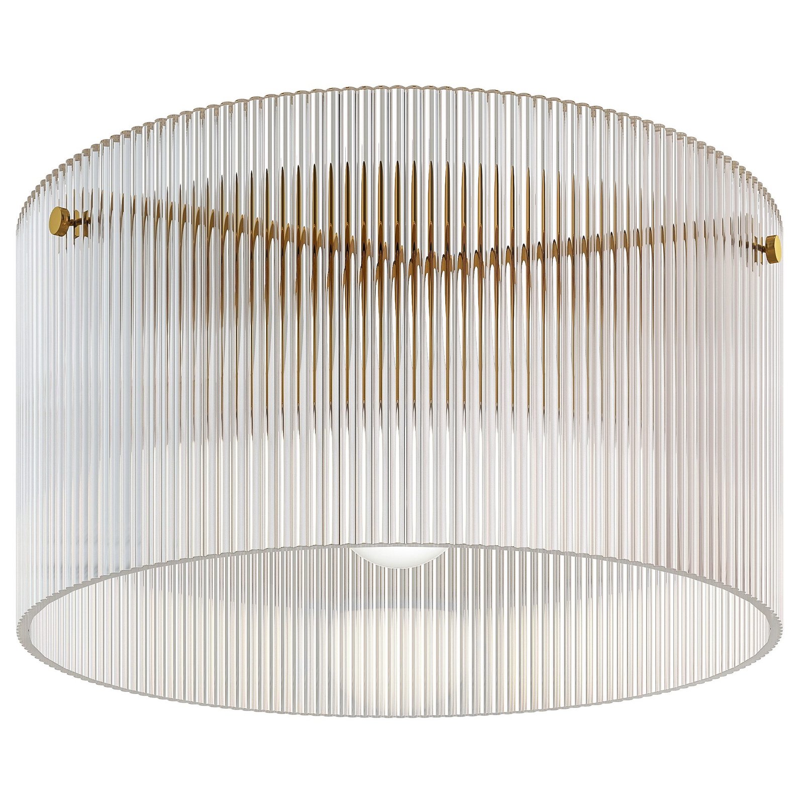 Lubinis šviestuvas su akriliniu gaubtu skirtas LED ir halogeninėms lemputėms