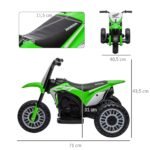 Elektrinis vaikiškas motociklas Honda su garso efektais
