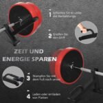 Hantelio keliklis su neslystančia rankena