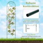 Dekoratyvinės metalinės sodo atramos 2 vnt (Žalia)