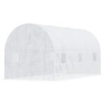 Praeinamas šiltnamis su metaliniu rėmu 4,45 x 2 x 2 m