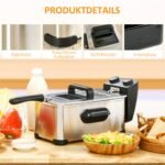 3 l 2000 W galios gruzdintuvė