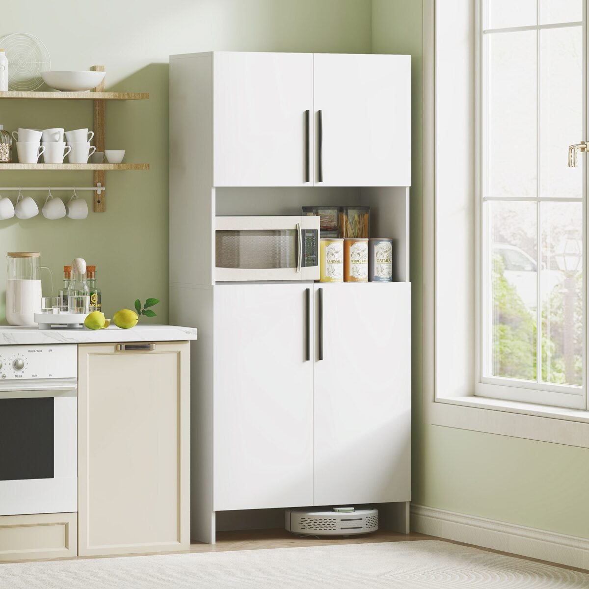 Virtuvės ir sandėliavimo spintelė su stalviršiu