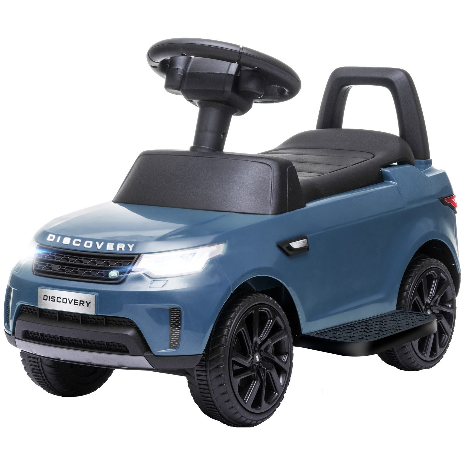 Licencijuotas Land Rover 6V vaikų elektromobilis su važiavimo ir stūmimo režimu Licencijuotas Land Rover 6V vaikų elektromobilis su važiavimo ir stūmimo režimu