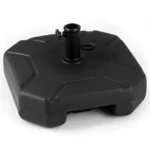 Pastatomas skėčio stovas su vandens arba smėlio užpildu (Juoda)