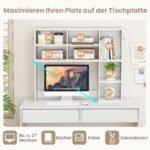 Stalviršio organizatorius su septyniais skyriais (Balta)