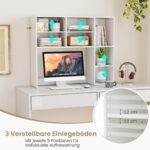 Stalviršio organizatorius su septyniais skyriais (Balta)