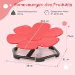 Sensorinė vaikiška kėdutė 360° (Raudona)