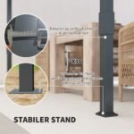 Aliuminio pergola su reguliuojamu stumdomu stogeliu